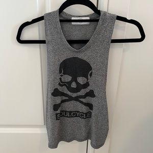 Soulcycle Grey Black Tank